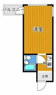 ビアリッツ守口【7階】の間取り