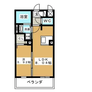 ルミナス大幸Ⅴ【4階】の間取り