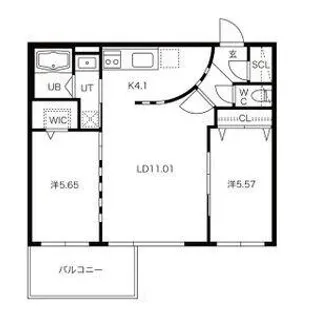 ガーデンテラス24【3階】の間取り