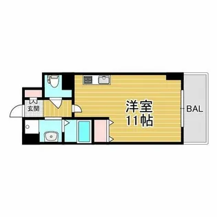 アリオーラ中百舌鳥【4階】の間取り