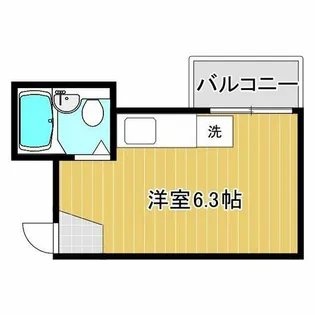 プラザ今林【3階】の間取り