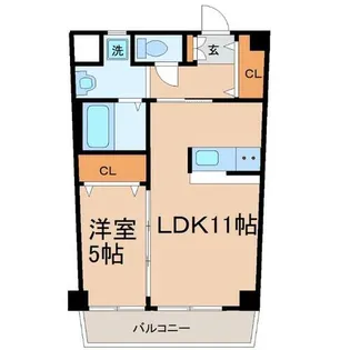 アンアーク【2階】の間取り