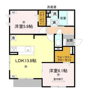 Porto Sereno【1階】の間取り