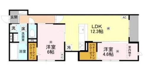 Porto Sereno【1階】の間取り