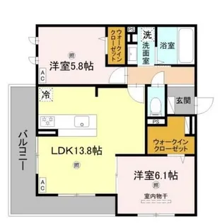 Porto Sereno【3階】の間取り