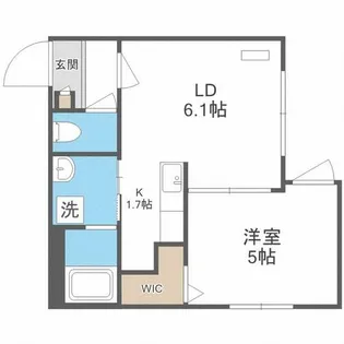 ルチアーノ発寒南【4階】の間取り