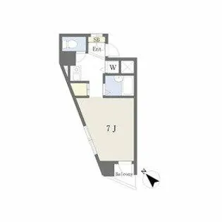 PENOTO杁中【7階】の間取り