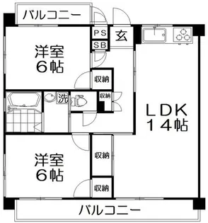 エスペーロII【2階】の間取り