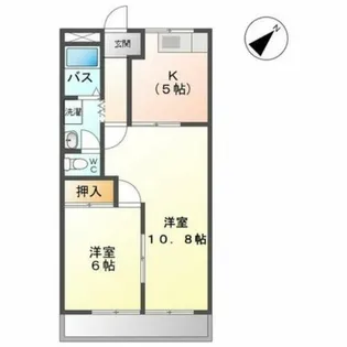 ゴールデンドーン【2階】の間取り