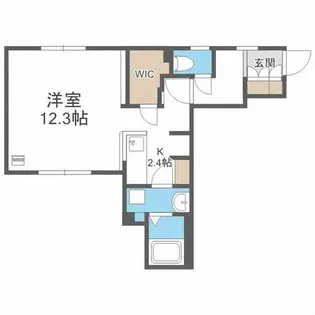 ラフィナート山鼻【3階】の間取り