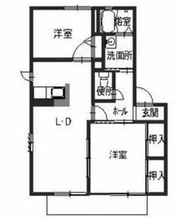 グリーンオアシス【2階】の間取り