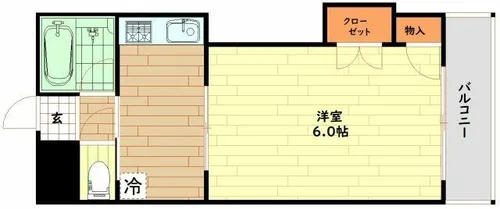 Collection中崎Ⅰ【3階】の間取り