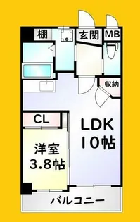 プルーム真鶴【9階】の間取り