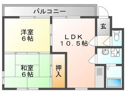 アビタ八番館【2階】の間取り