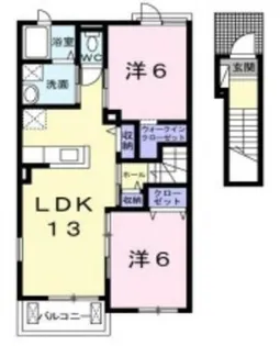 ブラン エピ【2階】の間取り