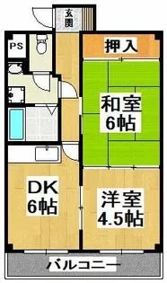 ラフィーネ深井清水【4階】の間取り