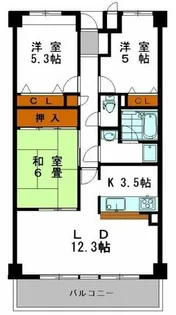 Land・S【302号室】の間取り