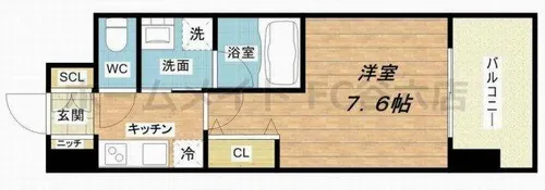 CUORE【3階】の間取り