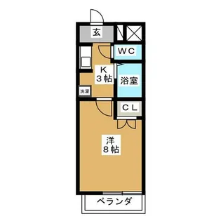 ア・ラ・モード【1階】の間取り