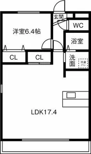 メイヤーメゾネット【203号室】の間取り