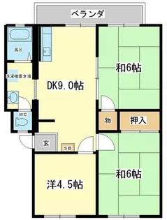 アーバン辻井【203号室】の間取り