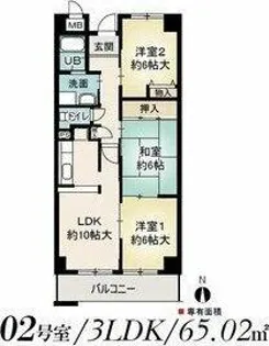 ラフィネ南十一番【1階】の間取り