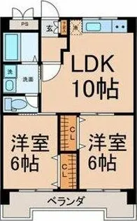 ファミール大畑【4階】の間取り