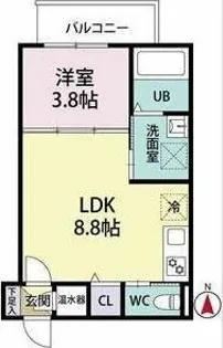 アーク美沢【1階】の間取り