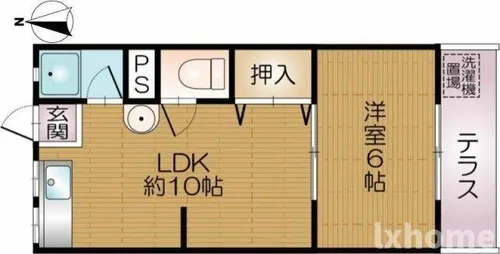 アオイハイツ【1階】の間取り