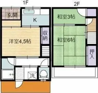 木内文化【1階】の間取り