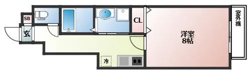 兵庫県姫路市網干区垣内中町【アパート】の間取り