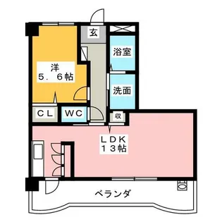 CENTRAL FERS【3階】の間取り