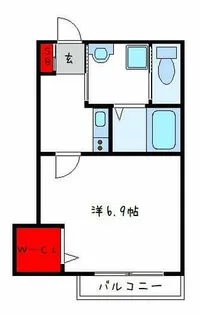 LUCITA久宝寺【1階】の間取り