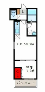 D porta adorable【2階】の間取り