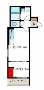 D porta adorable【3階】の間取り