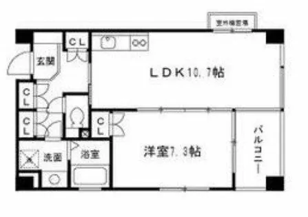 K.H.E【2階】の間取り