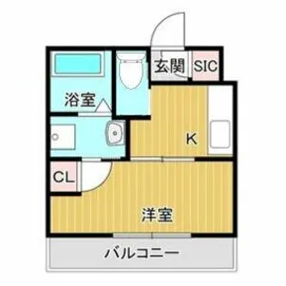 カーサフォルトゥナート羽曳野Ⅰ【1階】の間取り