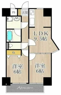 BGC難波タワー【11階】の間取り