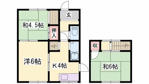 兵庫県姫路市青山北2丁目【一戸建】の間取り