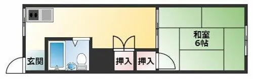 グレイスパレス【2階】の間取り