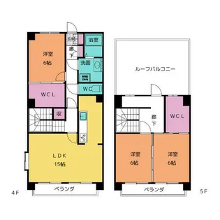 エスカーラ平針【4階】の間取り