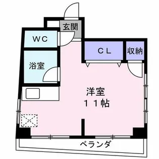 モンテハイツ【503号室】の間取り