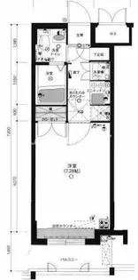 サヴォイレジェント【8階】の間取り