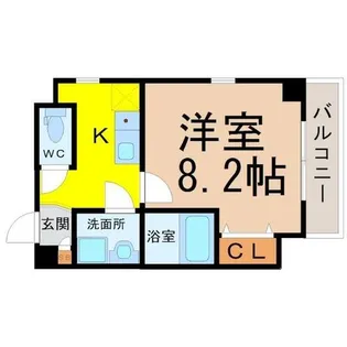 カーサ千種A【8階】の間取り
