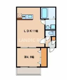 リテラ空港前【3階】の間取り