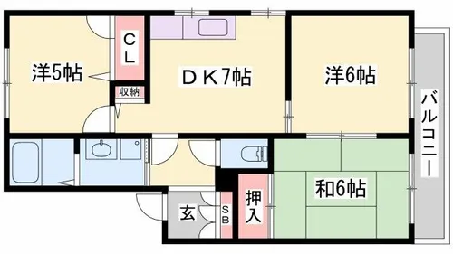 マウントパレス【2階】の間取り