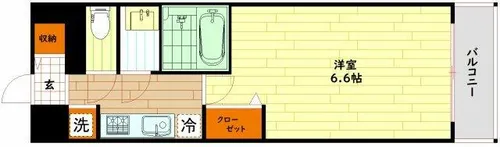 プレサンス大阪都島エレナード【7階】の間取り