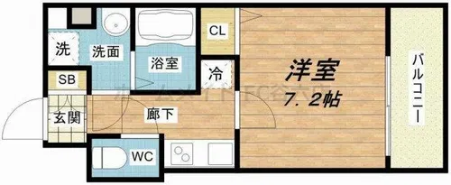 S-RESIDENCE新大阪Ridente【2階】の間取り