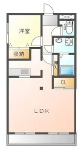 兵庫県姫路市広畑区東新町1丁目【マンション】の間取り