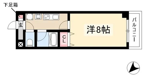 ベレーサ本山【3階】の間取り